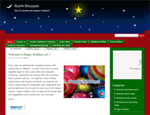 Tablet Screenshot of happy-holidays.net