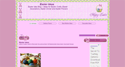 Desktop Screenshot of easter-ideas.happy-holidays.net